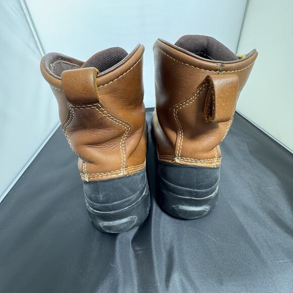 Wolverine SwampMonster Waterproof Safety Toe Work Boots Brown 9.5M EH ASTM F2413 main image 7